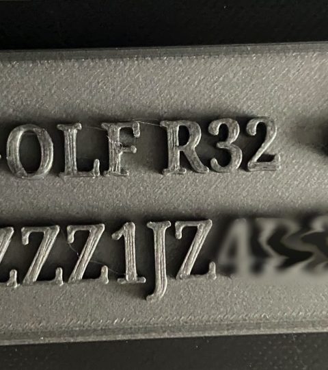 VIN Cover Plate for VAG vehicles