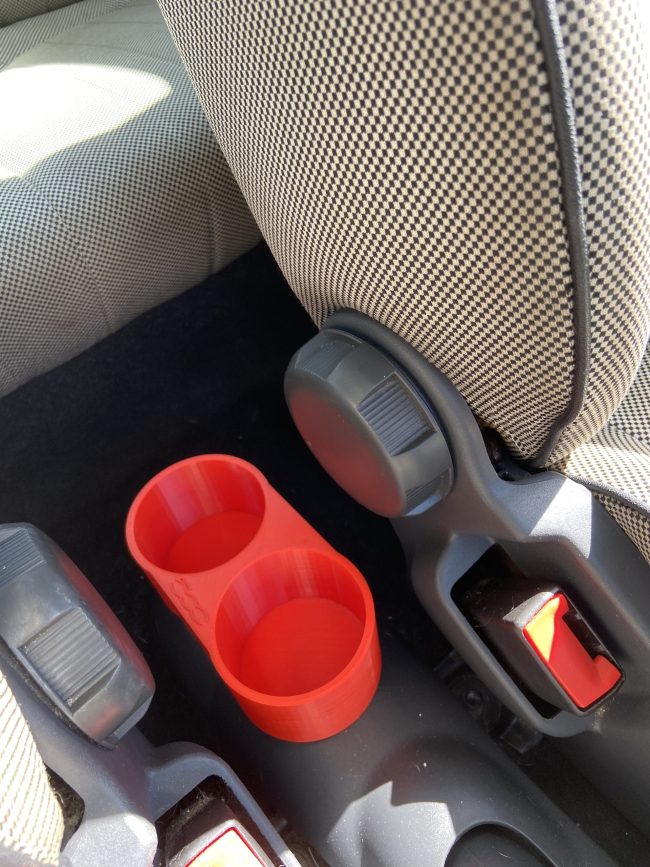 rear fiat 500 cup holder